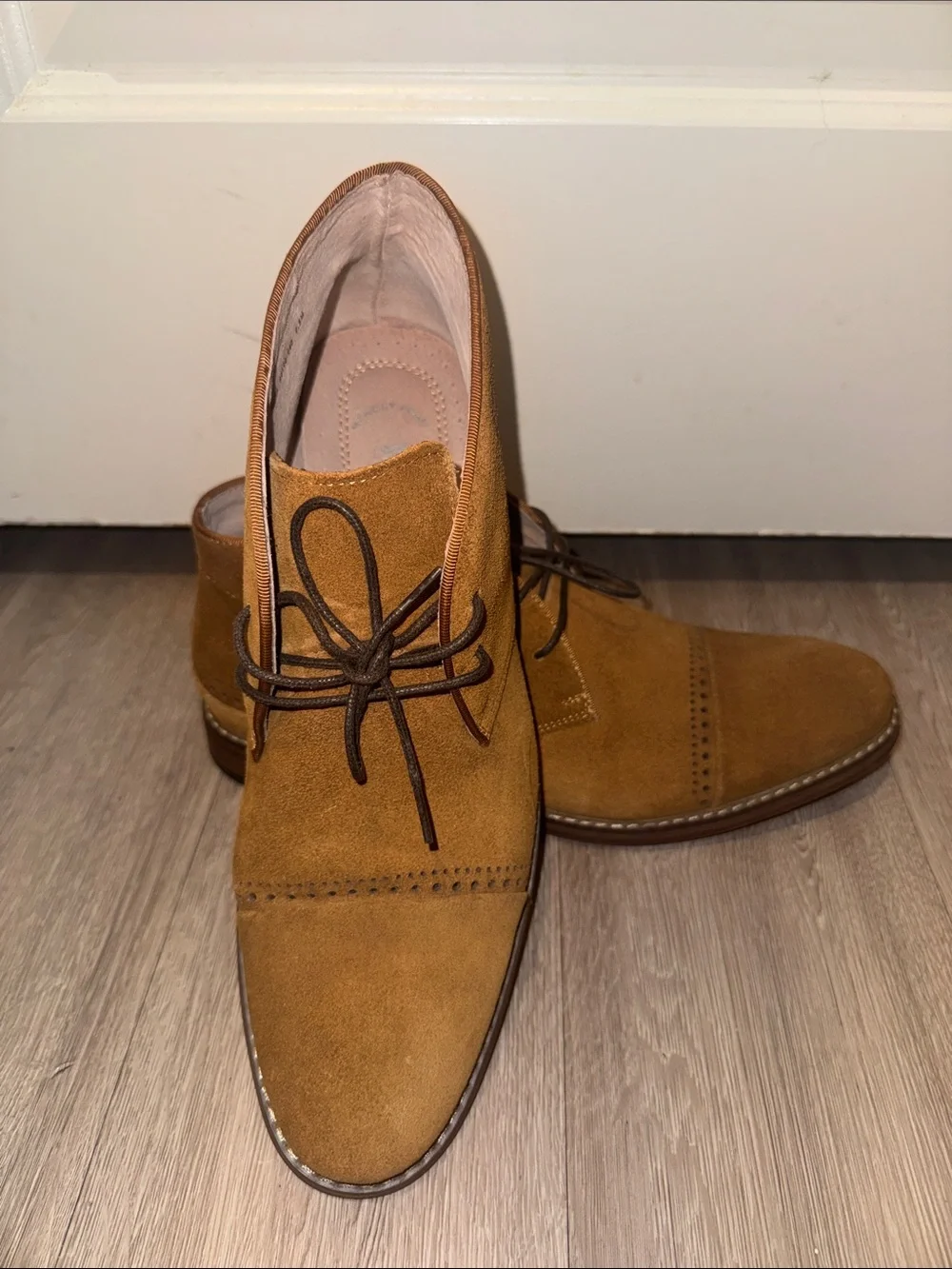 Men's Stacy Adams Avery Brown Suede Lace Boot 25198